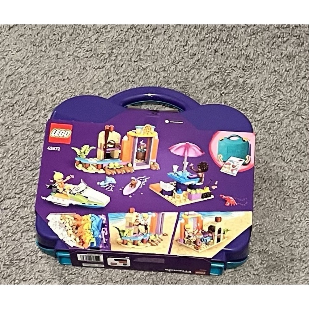 LEGO Friends Creative Beach and Travel Suitcase Pretend Play Building Set 42672